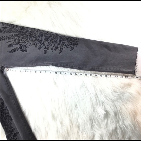 Free People Embroidered Girlfriend Jeans - Picture 4 of 8